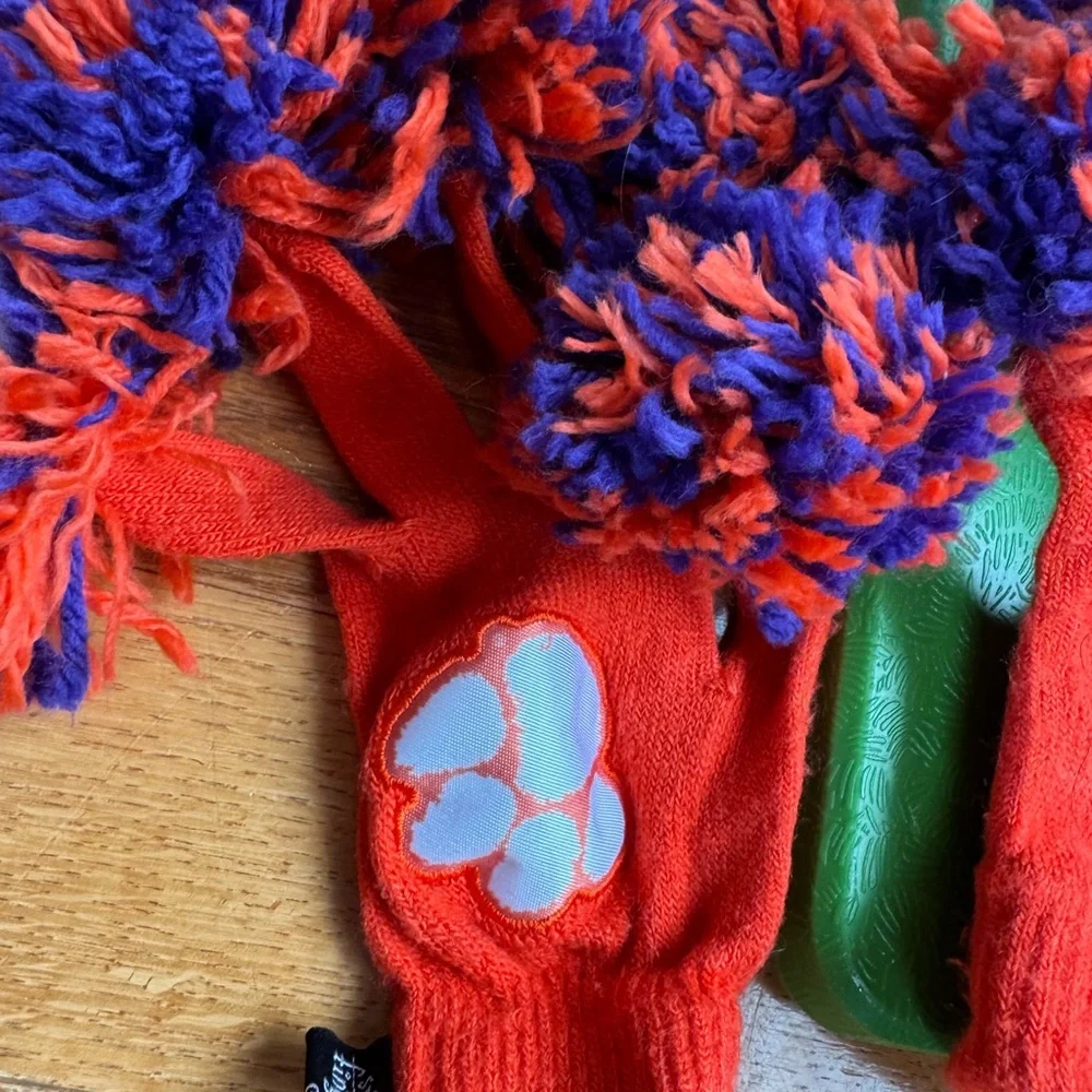 Clemson Spirit Fingerz, stretchy easily fits women and girls